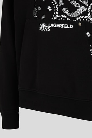 Sweat à capuche en coton biologique - Noir