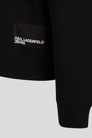 Sweat à capuche en coton biologique - Noir