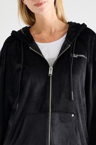 Sweat velours - Noir