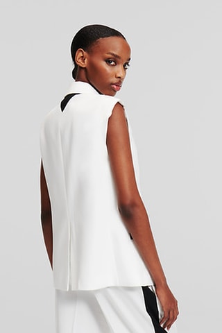 Veste sans manches - Blanc