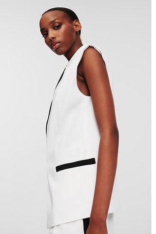 Veste sans manches - Blanc