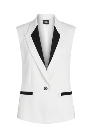 Veste sans manches - Blanc