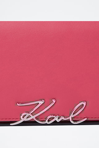 Sac porté épaule en cuir - Rouge