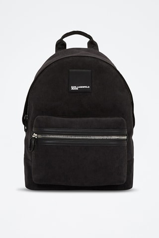 Sac à dos en velours - Noir