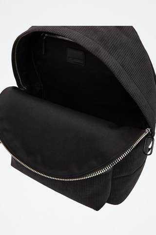 Sac à dos en velours - Noir