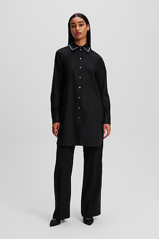 Tunique en coton biologique - Noir