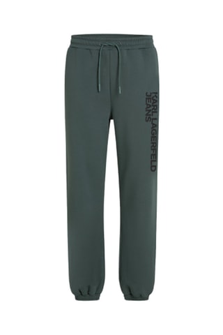 Pantalon en coton biologique - Vert foncé