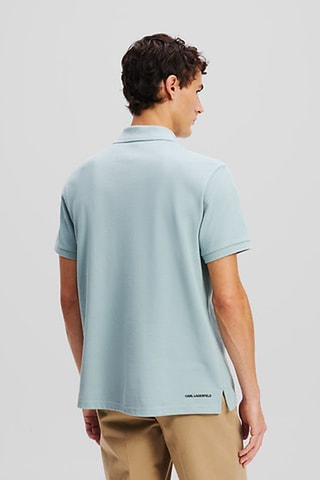 Polo en coton biologique - Ciel