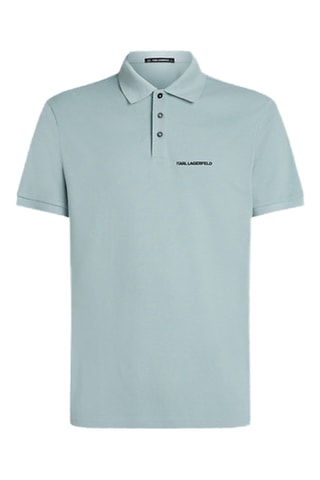 Polo en coton biologique - Ciel