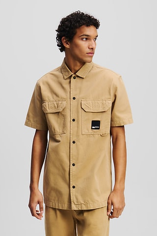 Chemise en coton biologique - Beige