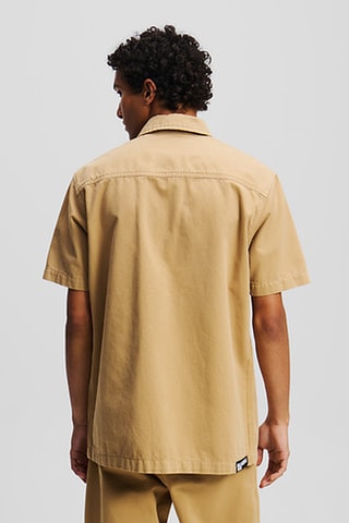 Chemise en coton biologique - Beige