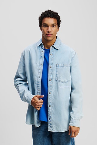 Surchemise en jean - Ciel