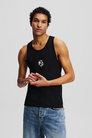 Débardeur en coton biologique - Noir