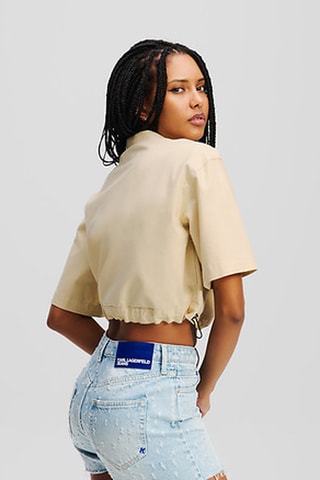 Chemisier court - Beige