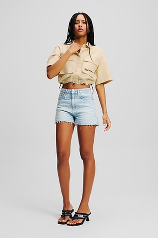 Chemisier court - Beige