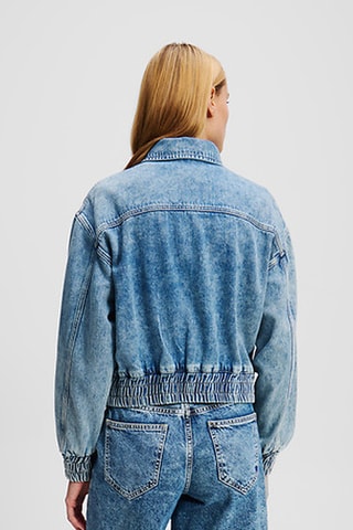 Veste en jean en coton biologique - Bleu