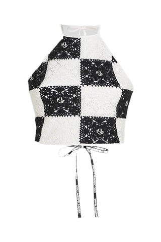 Crop top - Noir et blanc