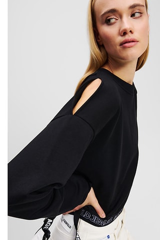 Sweat en coton biologique - Noir