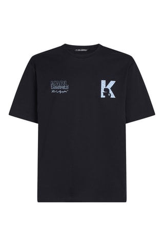 T-shirt relaxed en coton biologique - Noir