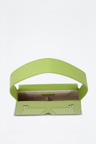 Sac porté épaule en cuir - Vert clair