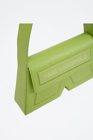 Sac porté épaule en cuir - Vert clair