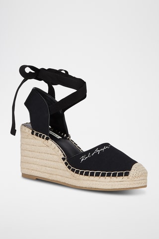 Espadrilles compensées - Noir