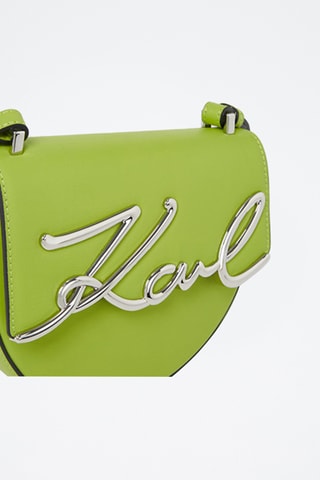 Sac bandoulière en cuir - Vert clair