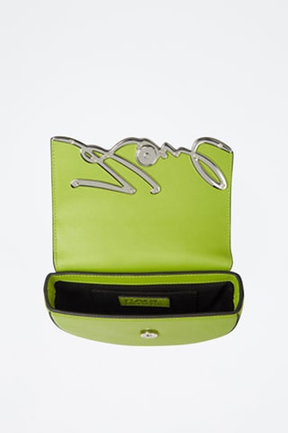 Sac bandoulière en cuir - Vert clair