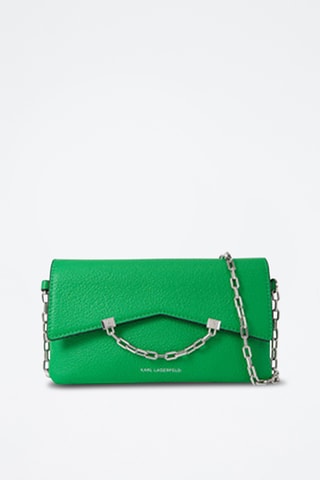 Sac bandoulière en cuir - Vert