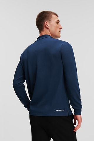 Polo en coton biologique - Bleu marine