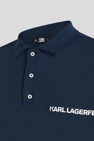 Polo en coton biologique - Bleu marine