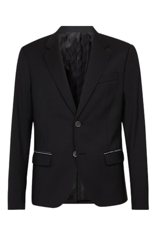 Veste en laine vierge - Noir