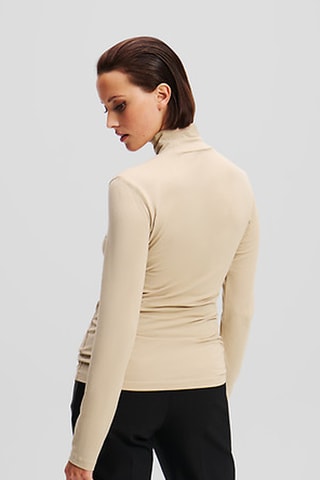 T-shirt en coton biologique - Beige