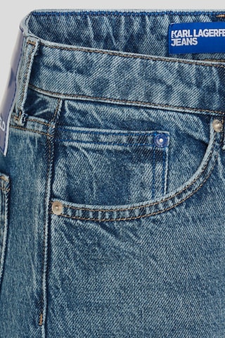 Jean relaxed en coton biologique - Bleu cobalt