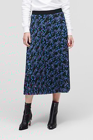 Jupe midi - Bleu foncé