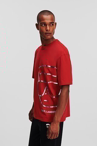 T-shirt en coton biologique - Rouge