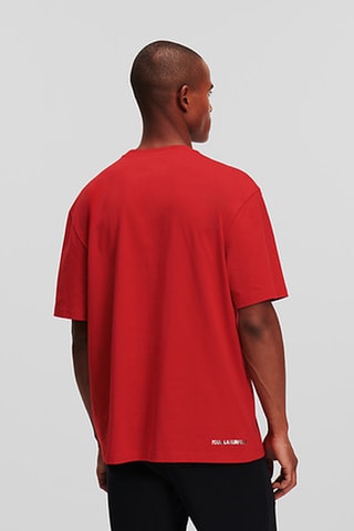 T-shirt en coton biologique - Rouge