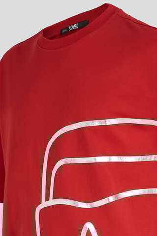 T-shirt en coton biologique - Rouge