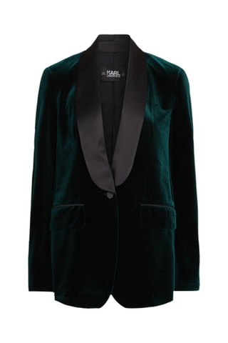 Veste en velours - Vert foncé