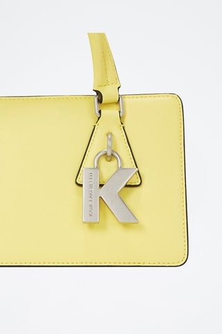 Sac à main en cuir - Jaune