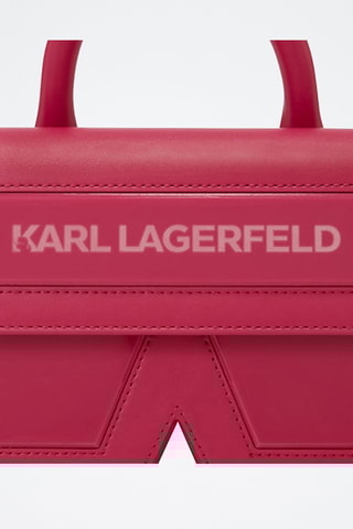 Sac à main en cuir - Rouge foncé