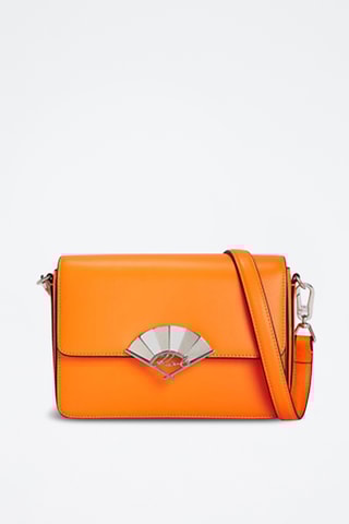 Sac bandoulière en cuir - Orange