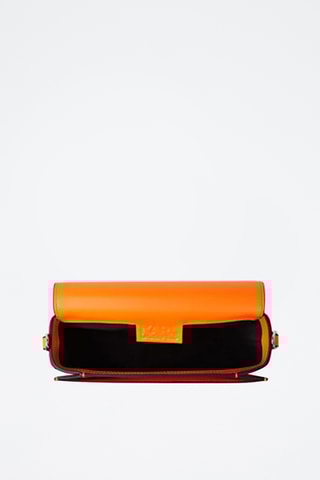 Sac bandoulière en cuir - Orange
