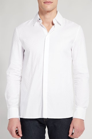 Chemise slim 100% coton biologique - Blanc