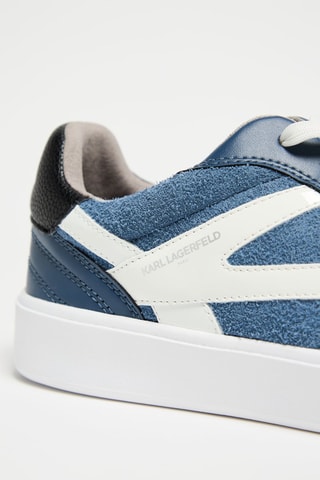 Sneakers en cuir - Bleu