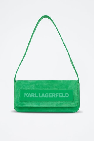 Sac porté épaule en cuir - Vert