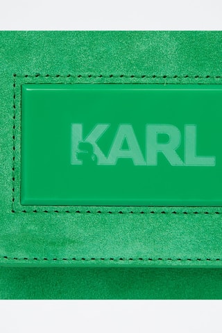 Sac porté épaule en cuir - Vert