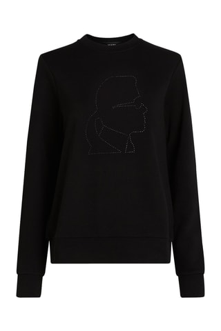 Sweat en coton biologique - Noir