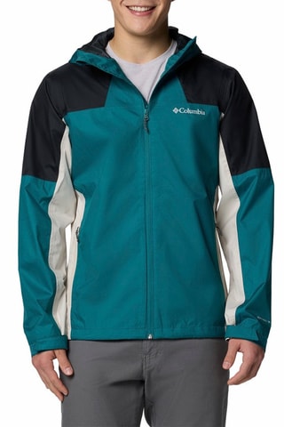 Windjack met Capuchon Inner Limits™ III - Pauwblauw