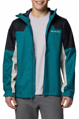 Windjack met Capuchon Inner Limits™ III - Pauwblauw